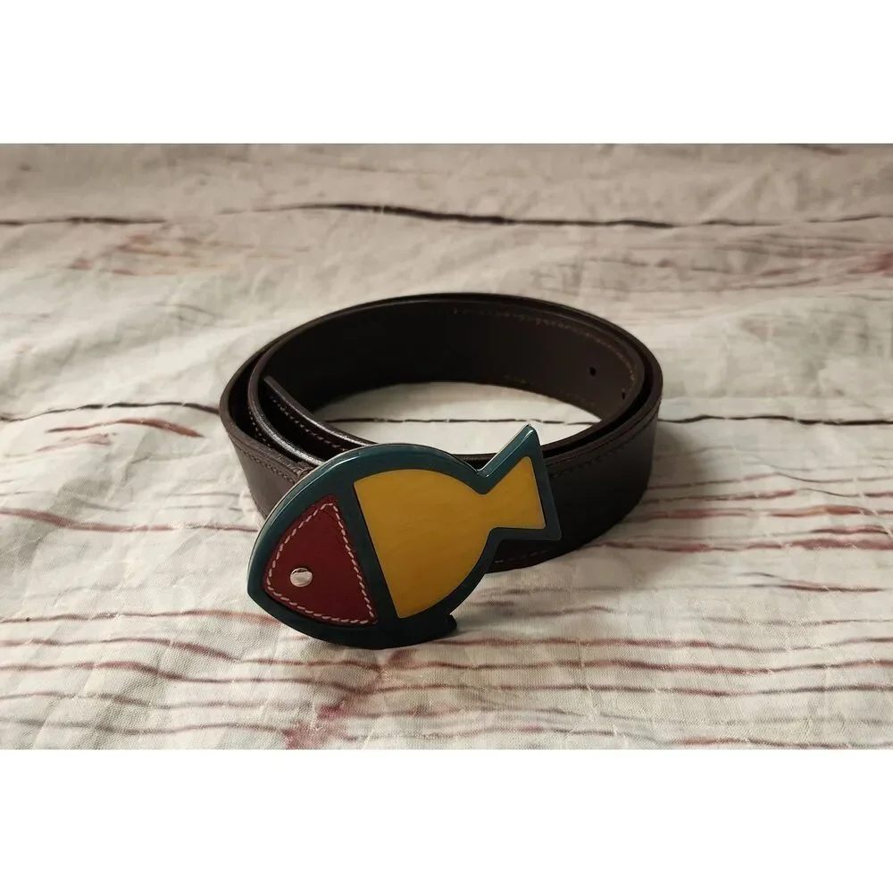 Prada Fish Buckle Belt Size 32